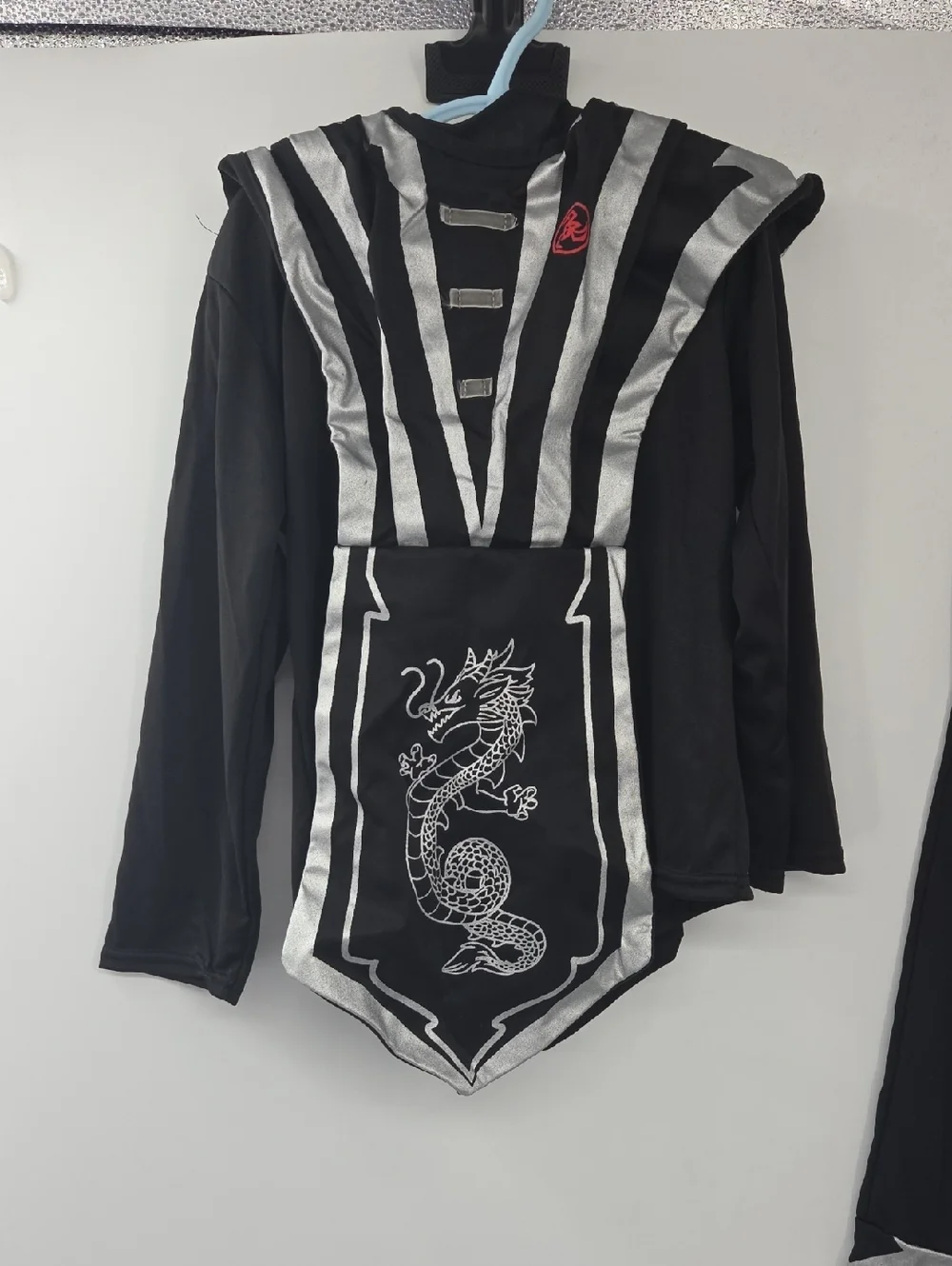 Stealth Ninja Kids Costume - Black and Silver